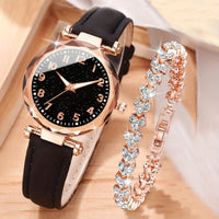 Black + Rose Love Bracelet