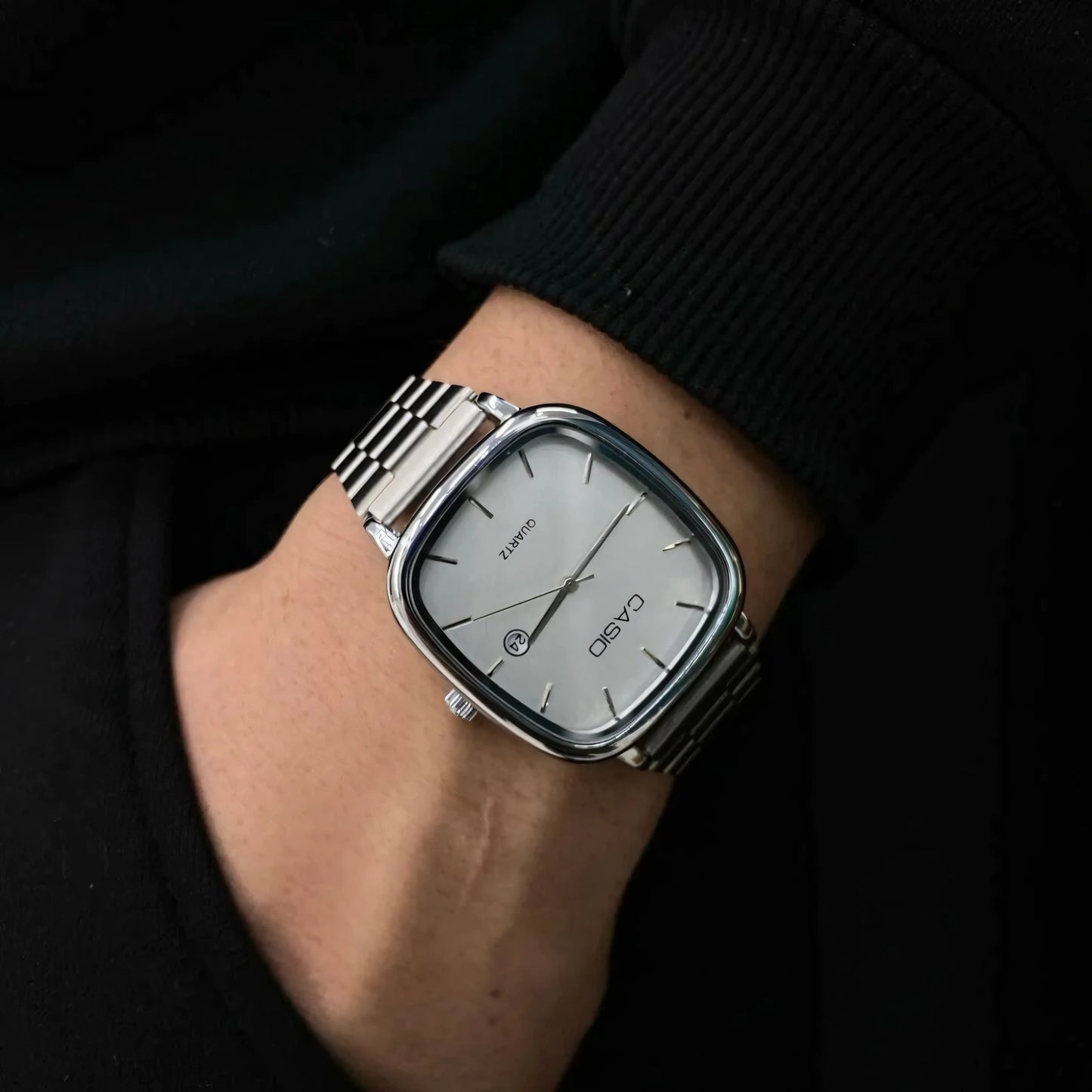 C A S I O Lujoso reloj de 36 mm - Resistente al agua | Acero transferido