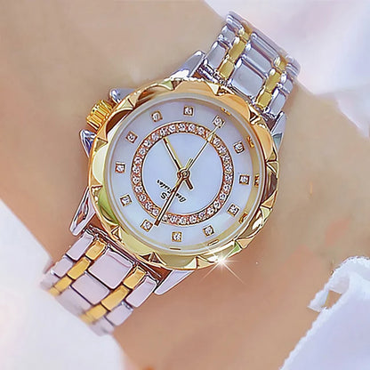 Reloj de pulsera de diamantes de imitación para mujer