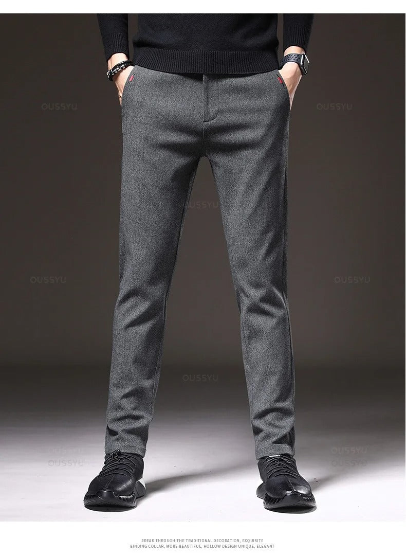 Pantalón de chándal de tela cepillada para hombre