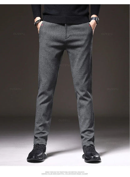 Pantalón de chándal de tela cepillada para hombre