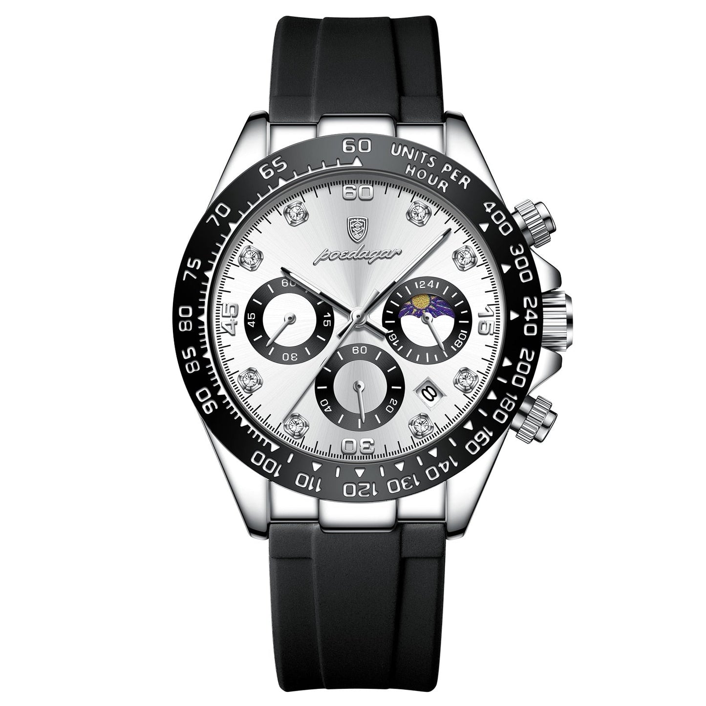 Orologio Poedagar Cronografo Fase Data