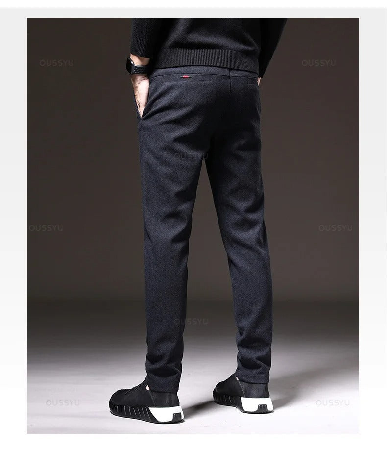 Pantalón de chándal de tela cepillada para hombre