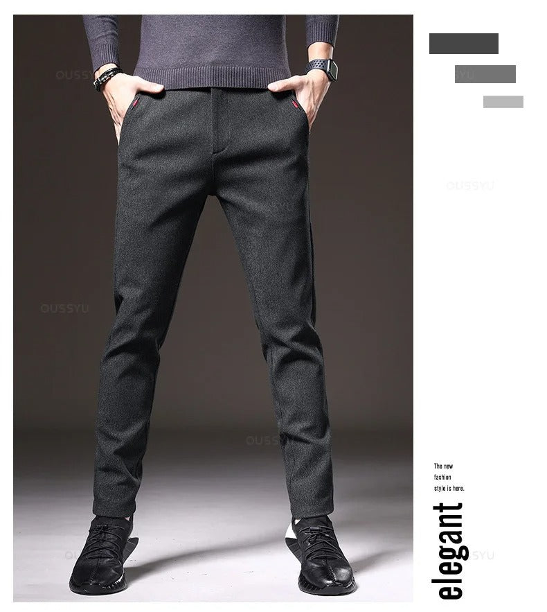 Pantalón de chándal de tela cepillada para hombre