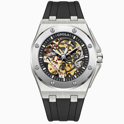 Reloj Poedagar Skeleton Oak