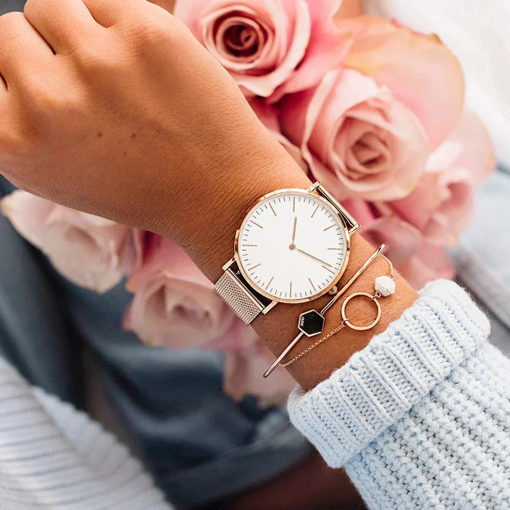 Reloj de mujer de 38 mm redondo