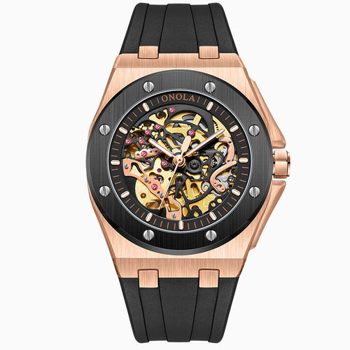 Reloj Poedagar Skeleton Oak