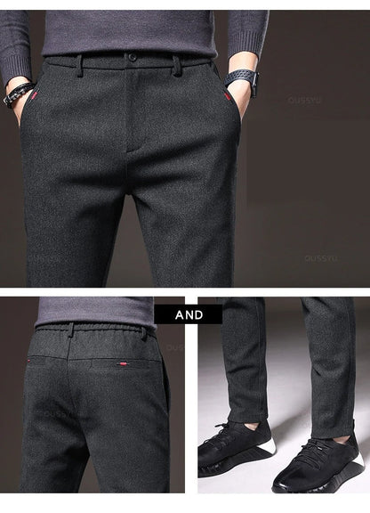 Pantalón de chándal de tela cepillada para hombre