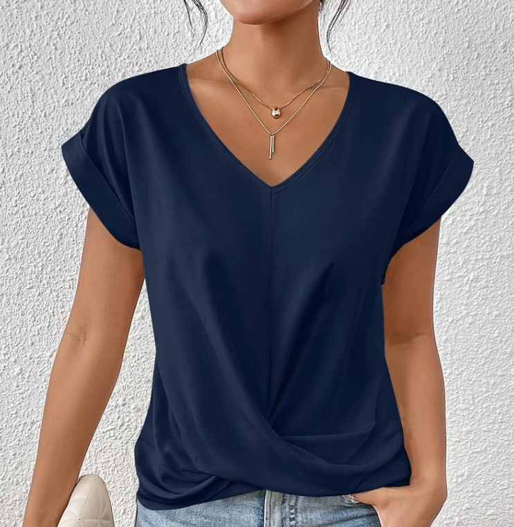 Marino - MAGLIA DA DONNA CON SCOLLO A V
