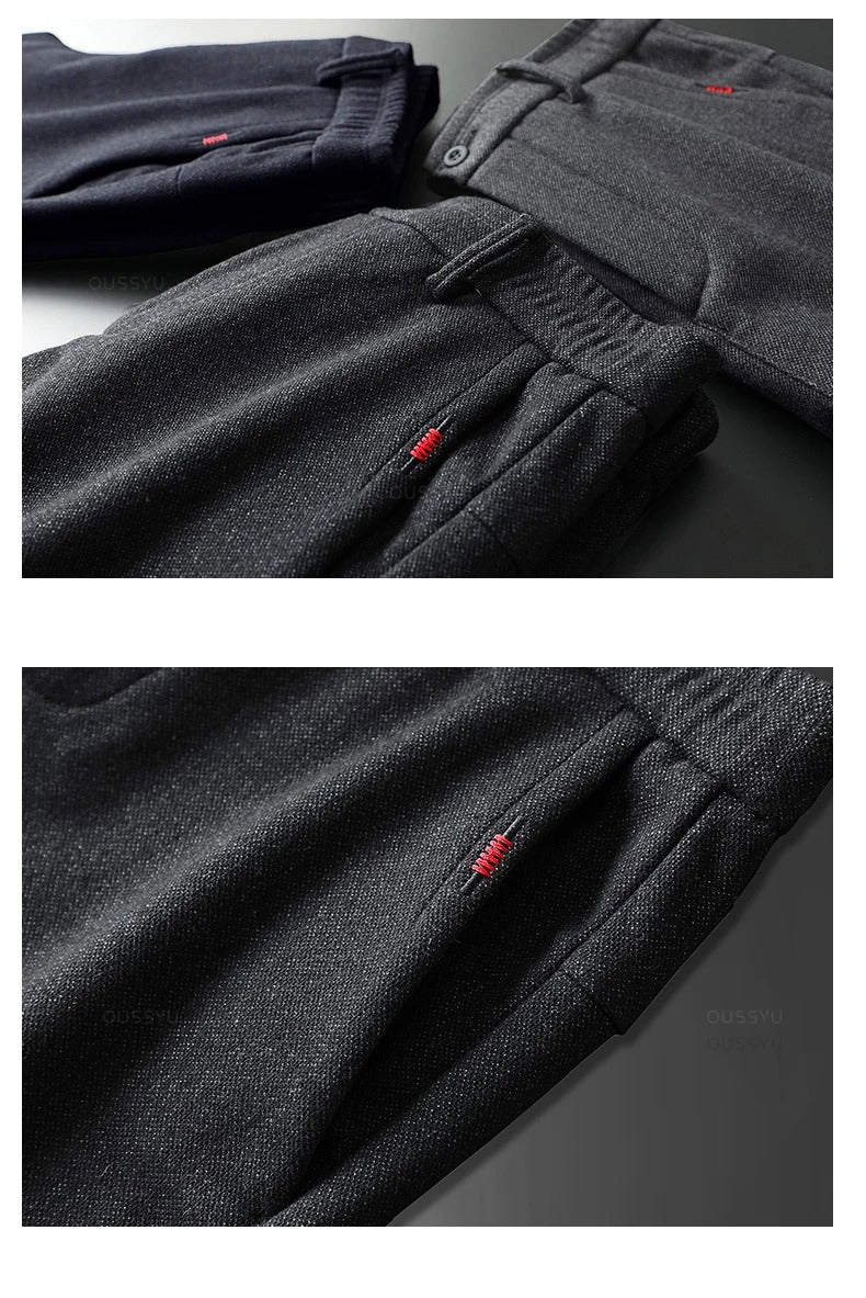 Pantalón de chándal de tela cepillada para hombre