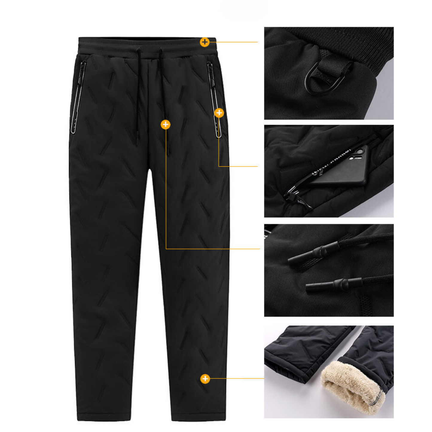 Pantalones Elysian Impermeables con Forro Polar