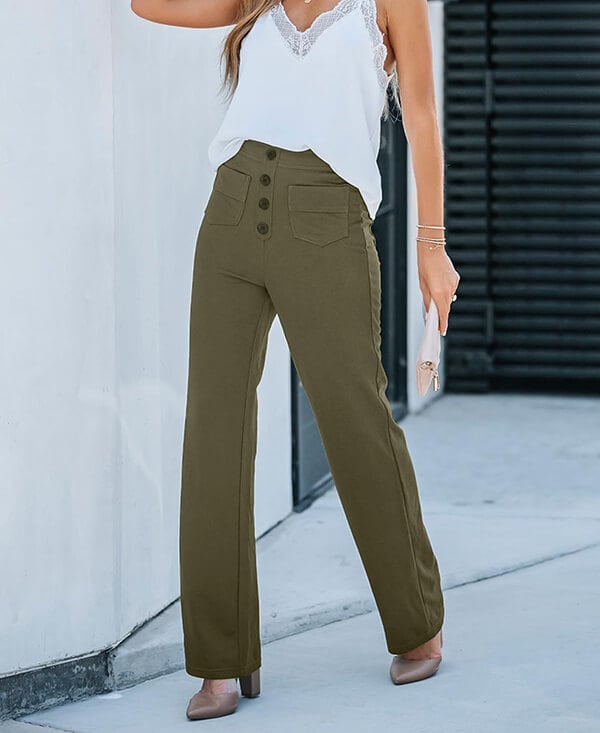 Lily™ | Pantalones casuales de talle alto