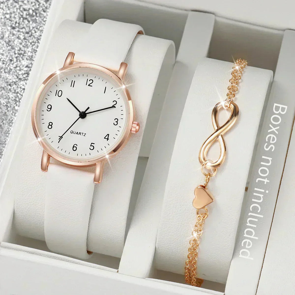Orologio con cinturino in pelle + Regalo