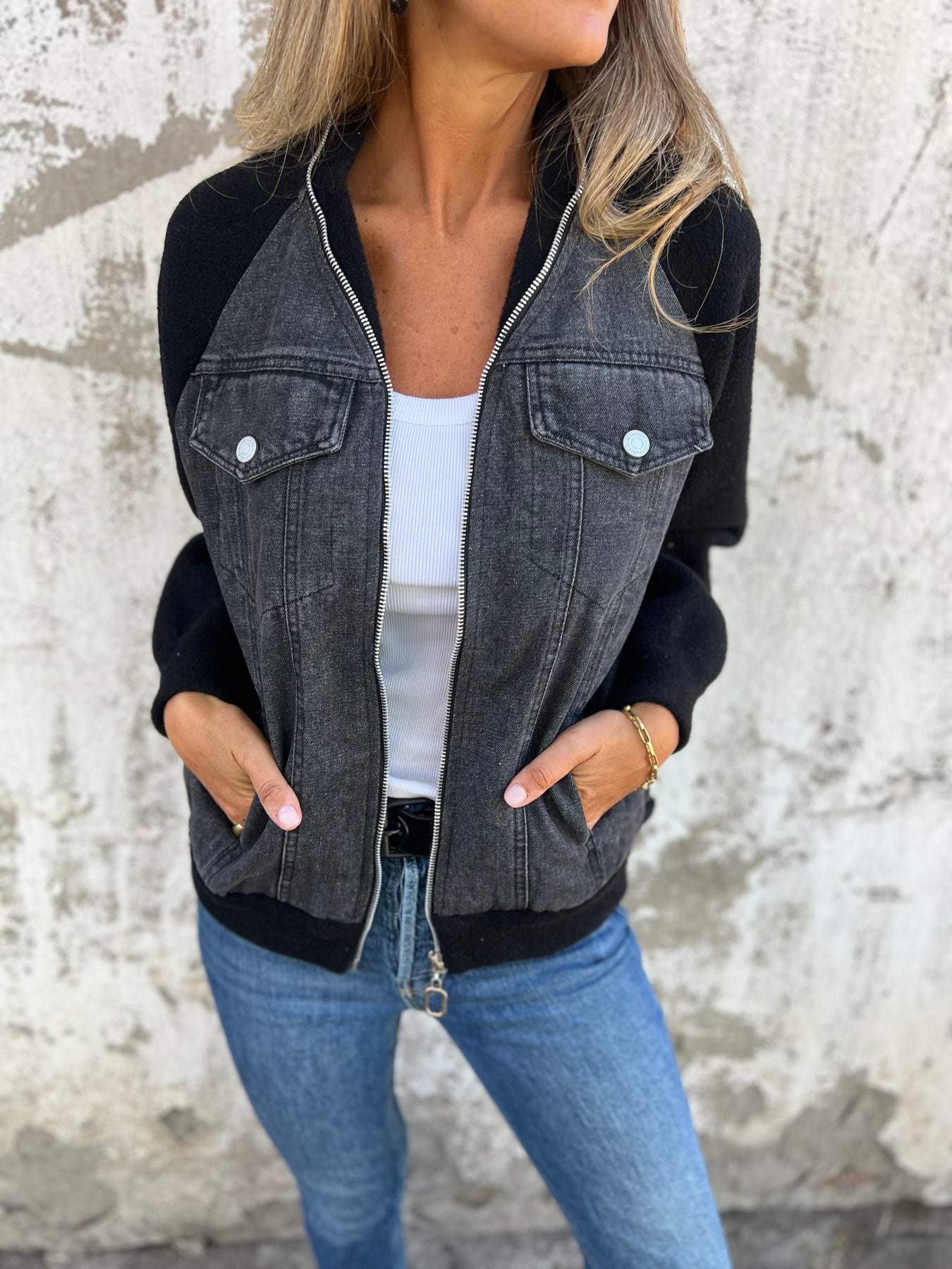 Ivy™ | Chaqueta de mezcla de denim
