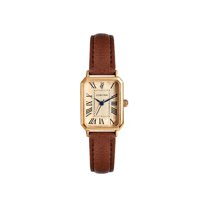 Reloj de pulsera cuadrado para mujer