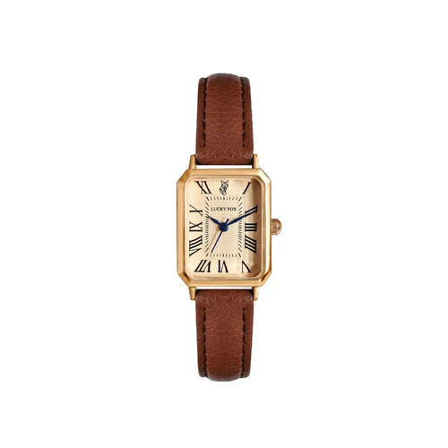 Reloj de pulsera cuadrado para mujer
