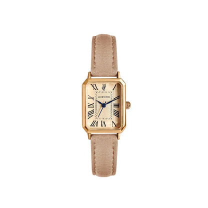 Reloj de pulsera cuadrado para mujer