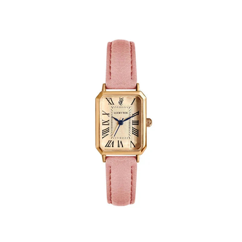 Reloj de pulsera cuadrado para mujer